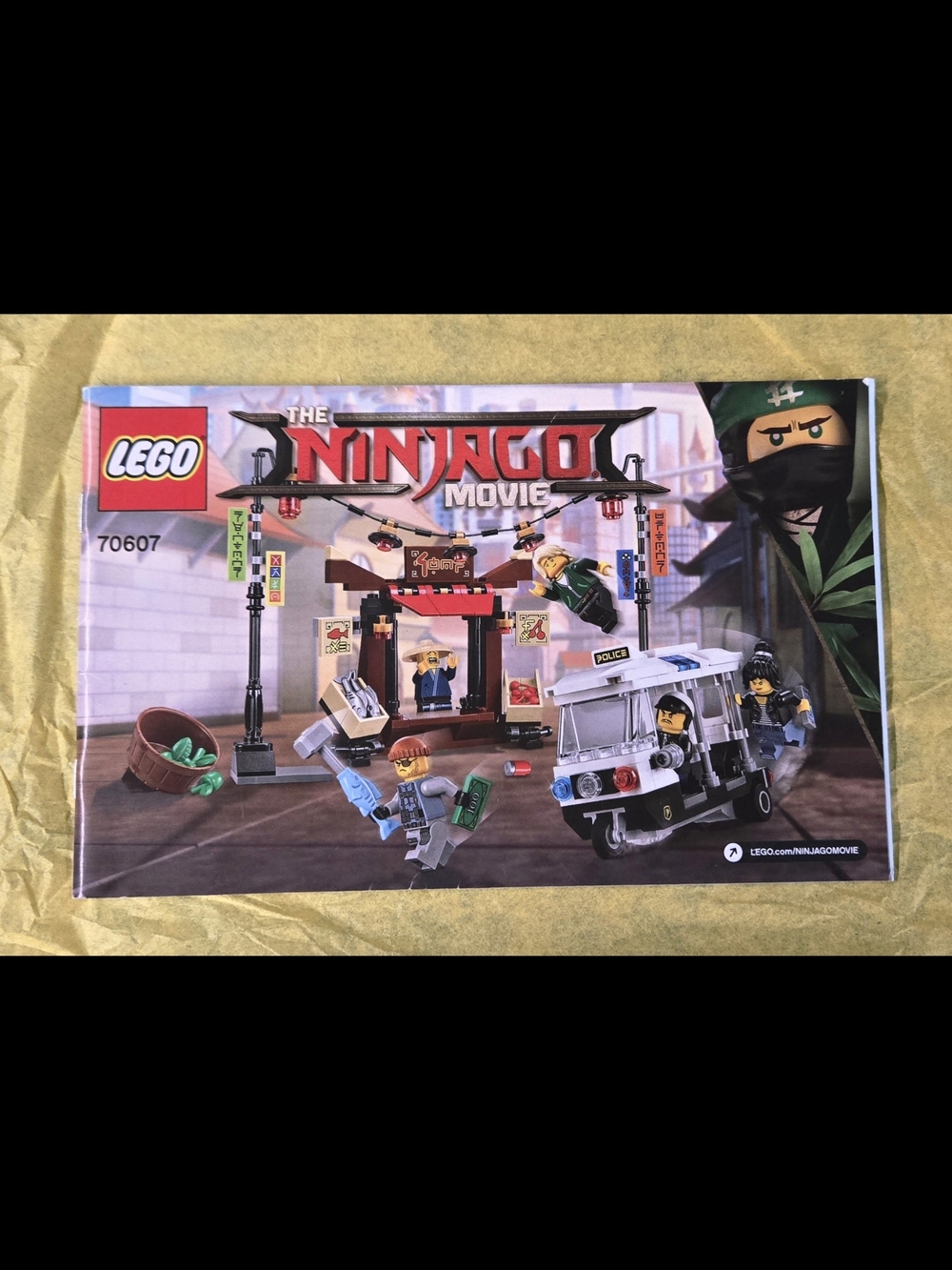 LEGO 70607 THE NINJAGO MOVIE - INSTRUCTION MANUAL ONLY